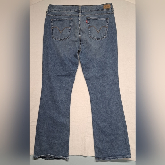 Levi's Slender Boot Cut 526 Jeans Size 16 Five Pocket Zipper Fly Stretch - Picture 2 of 6